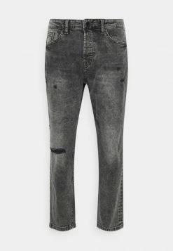Only & Sons Herren ONSAVI BEAM LIFE CROP - Straight Leg Jeans - Grau Denim