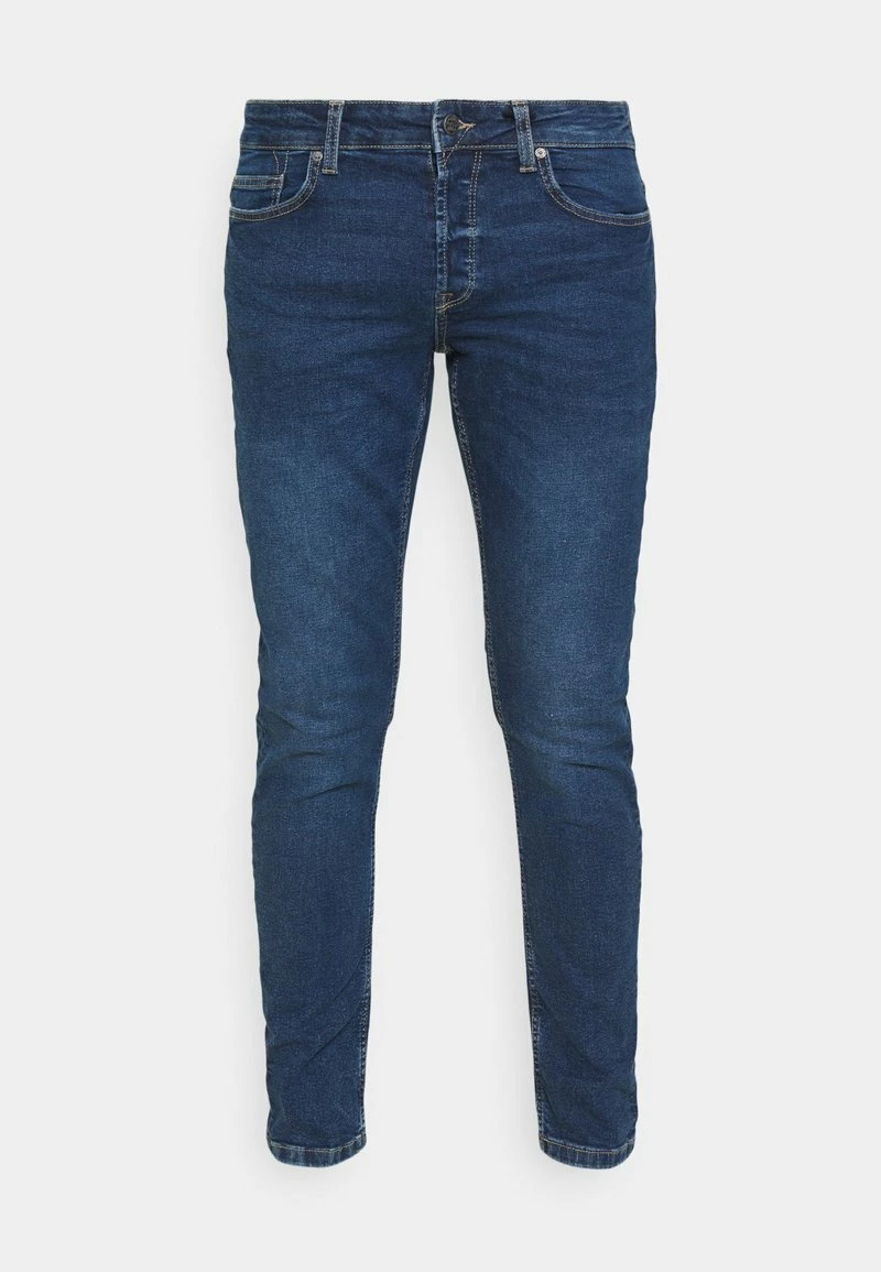 Only & Sons Herren ONSLOOM LIFE - Skinny Fit Jeans in Blau Denim | Moderne Herrenjeans 5 Only & Sons Herren ONSLOOM LIFE - Skinny Fit Jeans in Blau Denim | Moderne Herrenjeans – Bild 5
