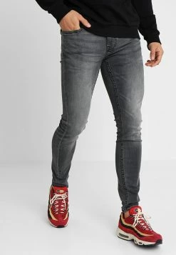 Only & Sons Herren ONSWARP Skinny Fit Jeans - Grauer Denim