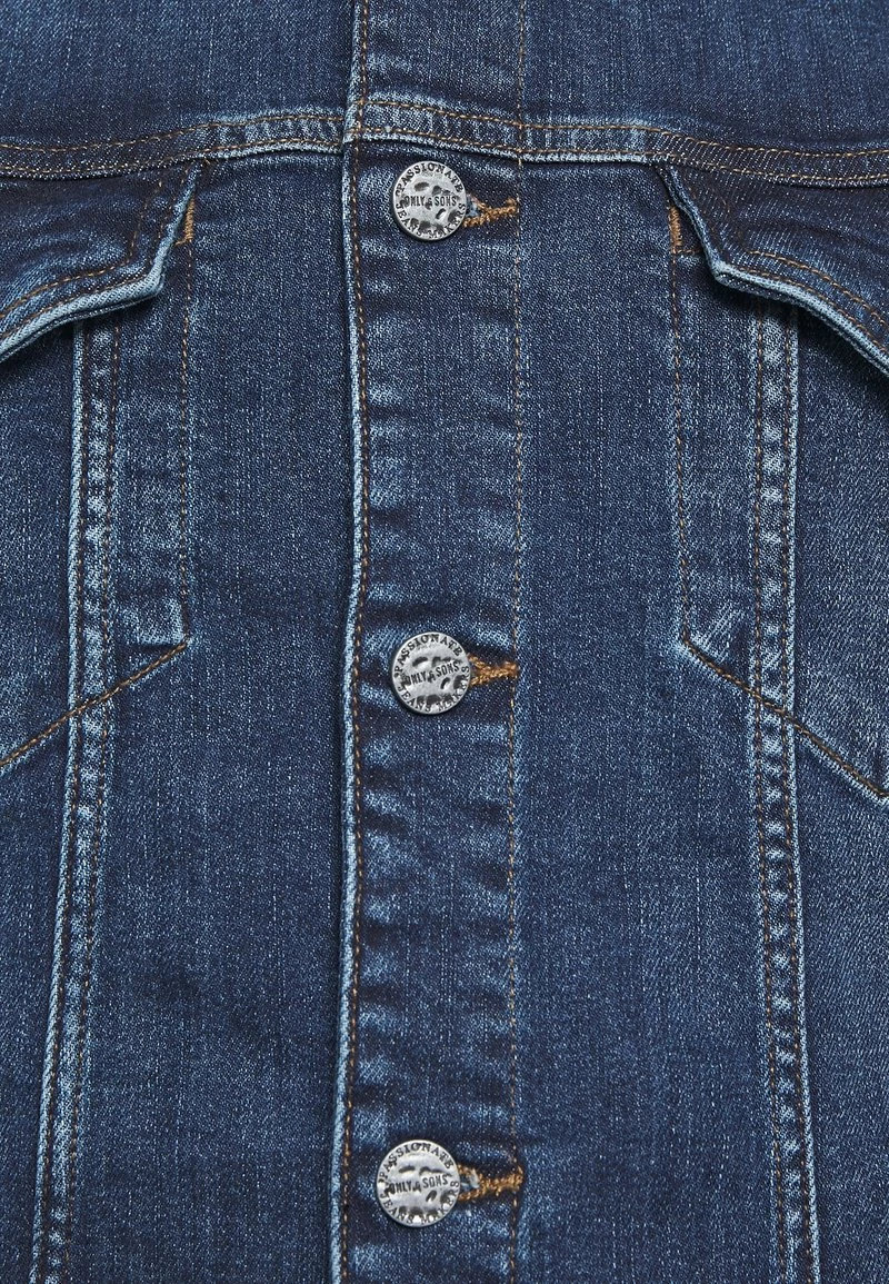 Only & Sons Herren ONSCOIN LIFE TRUCKER Jeansjacke - Blue Denim | Moderne Jeansjacke für Männer 3 Only & Sons Herren ONSCOIN LIFE TRUCKER Jeansjacke - Blue Denim | Moderne Jeansjacke für Männer – Bild 3