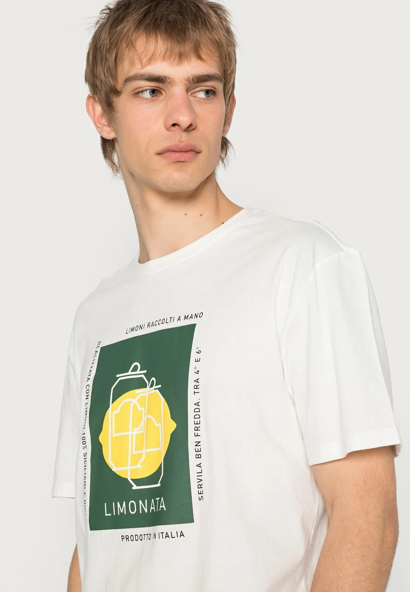 Only & Sons Herren ONSIKE NEW TEE - T-Shirt Print - Star White 5 Only & Sons Herren ONSIKE NEW TEE - T-Shirt Print - Star White – Bild 5