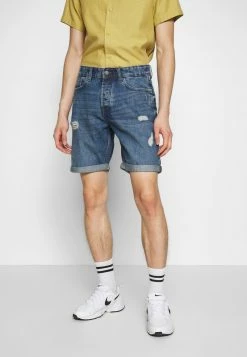 Only & Sons ONSAVI LOOSE BLUE - Bequeme Jeans Shorts für Herren | Blau Denim