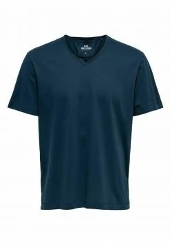 Only & Sons Herren T-Shirt Basic - Moonlit Ocean | Bequemes Basic-Shirt in Trendfarbe -Only & Sons Geschäft c98ae270a5cb426cb0fd60928c047c45