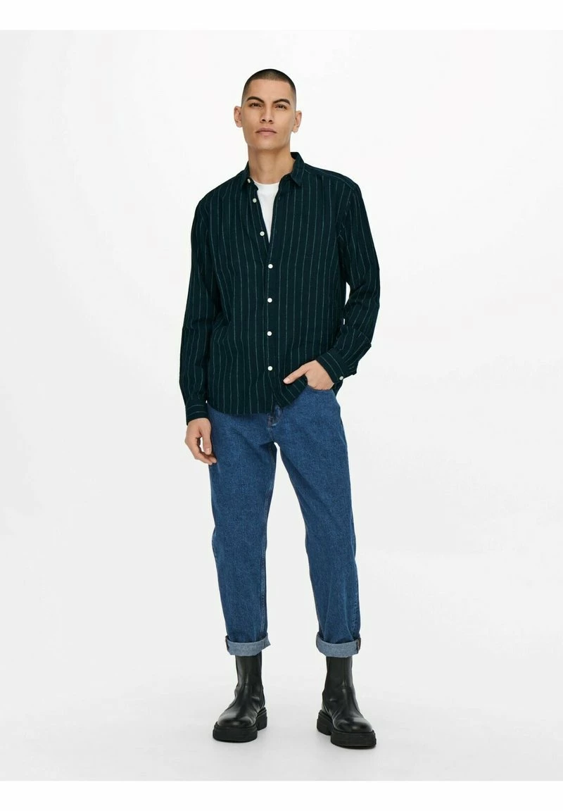 Only & Sons Herren Jeans Straight Leg Blau - Moderne Passform & Premium-Qualität 2 Only & Sons Herren Jeans Straight Leg Blau - Moderne Passform & Premium-Qualität – Bild 2