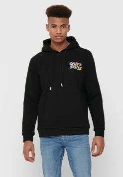 Only & Sons Herren Kapuzenpullover Schwarz - Moderner Hoodie für jeden Anlass -Only & Sons Geschäft cbd3ed3131e64df19a5dd941f8a2c9a3