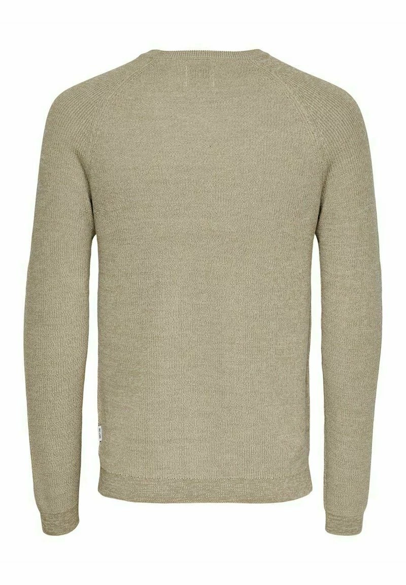Only & Sons Herren Strickpullover - Hellbraun | Hochwertige Strickwaren 2 Only & Sons Herren Strickpullover - Hellbraun | Hochwertige Strickwaren – Bild 2