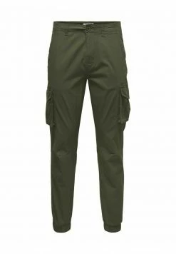 Only & Sons Herren Cargohose - Olive Night | Moderne Cargohose für Herren