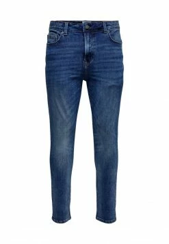 Only & Sons Herren BASIC DENIM HOSE ONSLOOM STRETCH TAPERED TROUSERS - Slim Fit Jeans - Blau -Only & Sons Geschäft ce0832e213544df693c8829c13d80518