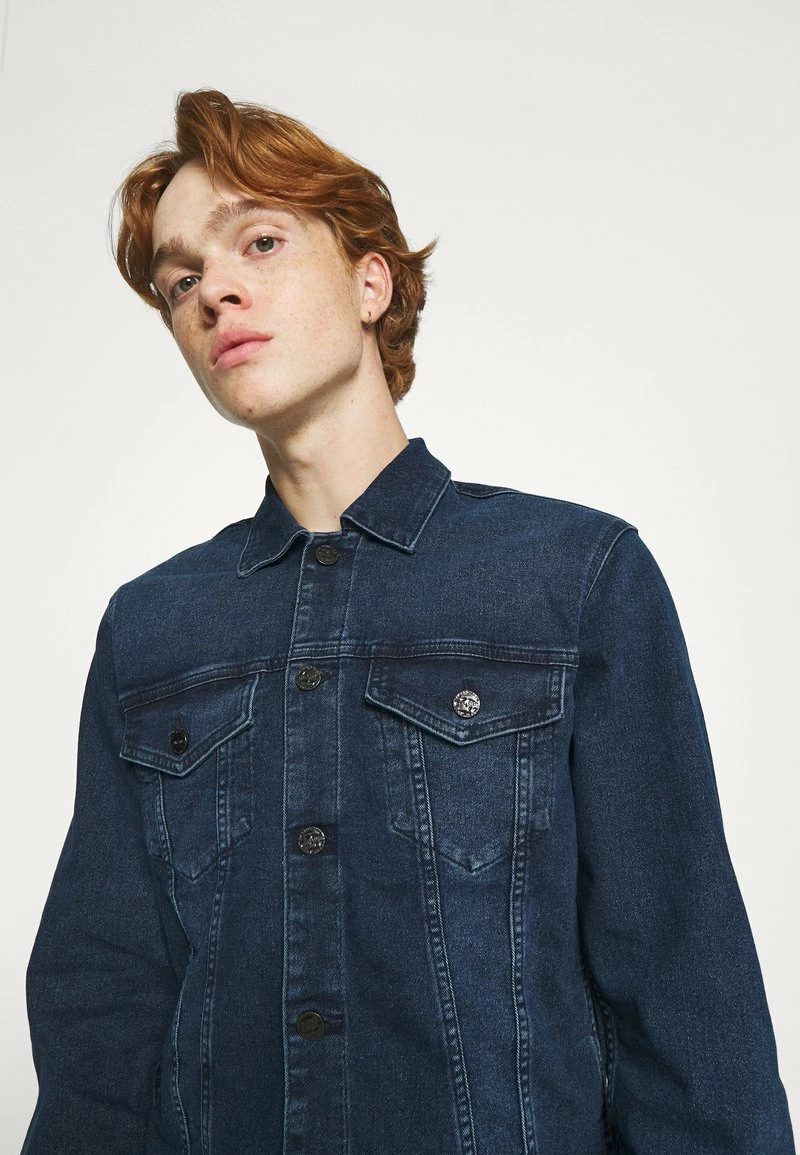 Only & Sons Herren ONSCOME LIFE TRUCKERD - Jeansjacke - Blue Denim | Klassische Denim-Jacke für Herren 5 Only & Sons Herren ONSCOME LIFE TRUCKERD - Jeansjacke - Blue Denim | Klassische Denim-Jacke für Herren – Bild 5