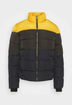 Only & Sons Herren ONSMELVIN LIFE QUILTED JACKET - Winterjacke in Harvest Gold/Phantom/Dark Navy -Only & Sons Geschäft d0a147fc1fcc41349a6811c5ef0252fd