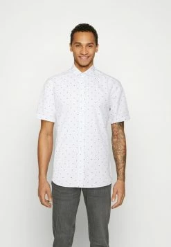 Only & Sons Herren ONSSANE DITSY Hemd in Bright White | Freizeithemd