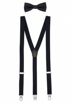 Only & Sons Herren ONSBOWTIE SUSPENDER SET - Fliege & Hosenträger - Dark Navy -Only & Sons Geschäft d14e57fb68d64165835a1f2239b69c3b