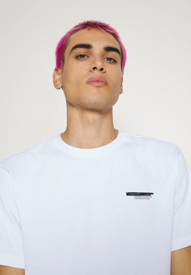 Only & Sons ONSOSRIS LIFE REDACT TEE - Weißes T-Shirt mit Print für Herren 5 Only & Sons ONSOSRIS LIFE REDACT TEE - Weißes T-Shirt mit Print für Herren – Bild 5