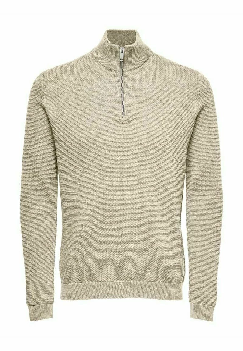 Only & Sons Herren Strickpullover - Beige | Premium Qualität | Modischer Herrenpullover 6 Only & Sons Herren Strickpullover - Beige | Premium Qualität | Modischer Herrenpullover – Bild 6