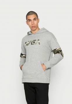 Only & Sons Unisex ONSNASA Hoodie - Sweatshirt Light Grey Melange | Moderne Streetwear