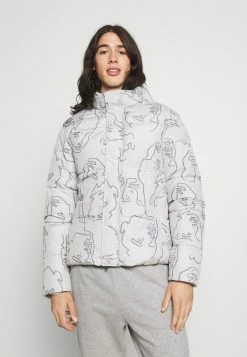 Only & Sons Herren ONSBRAM Winterjacke - Grau - Moderne Warme Winterjacke für Männer