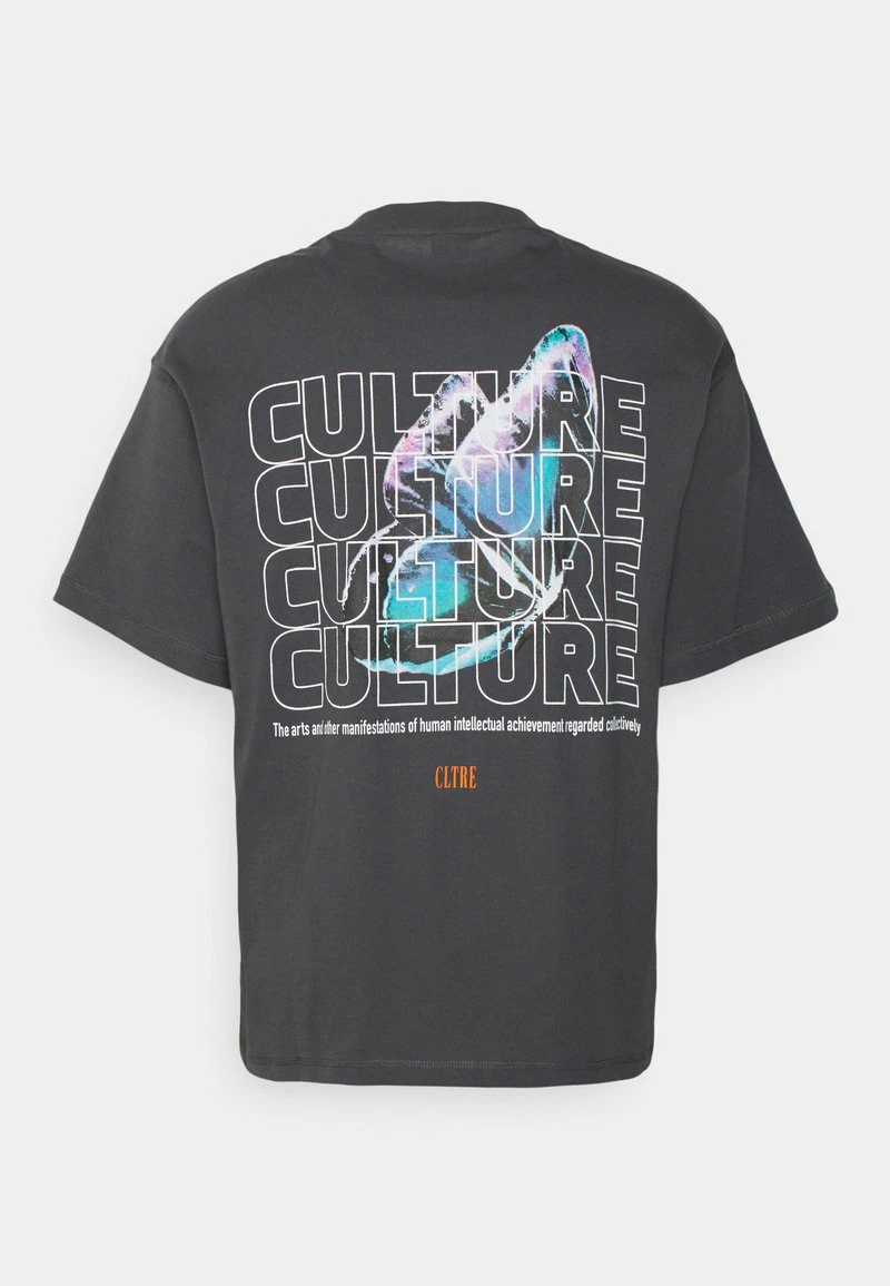 Only & Sons ONSTROY TEE UNISEX - Grau Pinstripe Print T-Shirt für Damen und Herren 2 Only & Sons ONSTROY TEE UNISEX - Grau Pinstripe Print T-Shirt für Damen und Herren – Bild 2