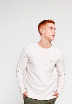 Only & Sons ONSDIAN NAPS CREW NECK Strickpullover in Cloud Dancer für Herren | Modisch & Bequem