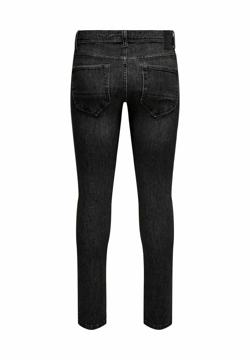 Only & Sons ONSDRAPER LIFE - Slim Fit Jeans in Schwarz für Herren | Moderne Schwarze Denim-Hose 4 Only & Sons ONSDRAPER LIFE - Slim Fit Jeans in Schwarz für Herren | Moderne Schwarze Denim-Hose – Bild 4