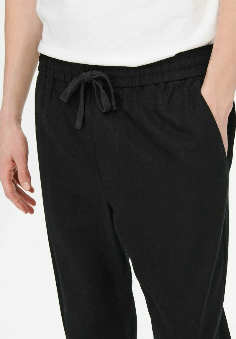 Only & Sons Herren RELAXED BEQUEMEONSLINUS - Stoffhose Schwarz - Elegante Hosen 4 Only & Sons Herren RELAXED BEQUEMEONSLINUS - Stoffhose Schwarz - Elegante Hosen – Bild 4