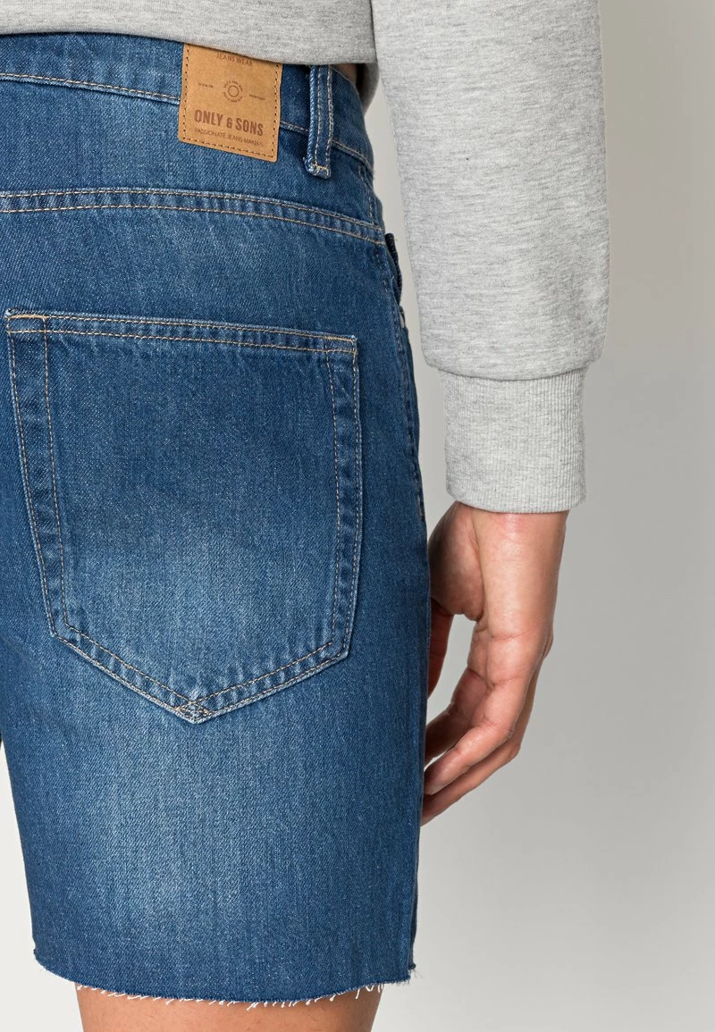 Only & Sons Herren ONSAVI Jeans Shorts - Blaue Denim Shorts für Herren 5 Only & Sons Herren ONSAVI Jeans Shorts - Blaue Denim Shorts für Herren – Bild 5
