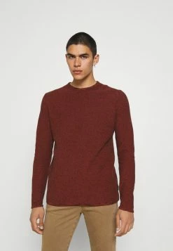 Only & Sons Herren ONSNIKO LIFECREW Strickpullover - Burnt Henna | Warm & Stylisch