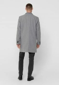 Only & Sons Herren Kurzmantel - Light Grey Melange | Modischer Kurzmantel für Herren -Only & Sons Geschäft d6b84ae005534cb0bccfb54f82a587d8