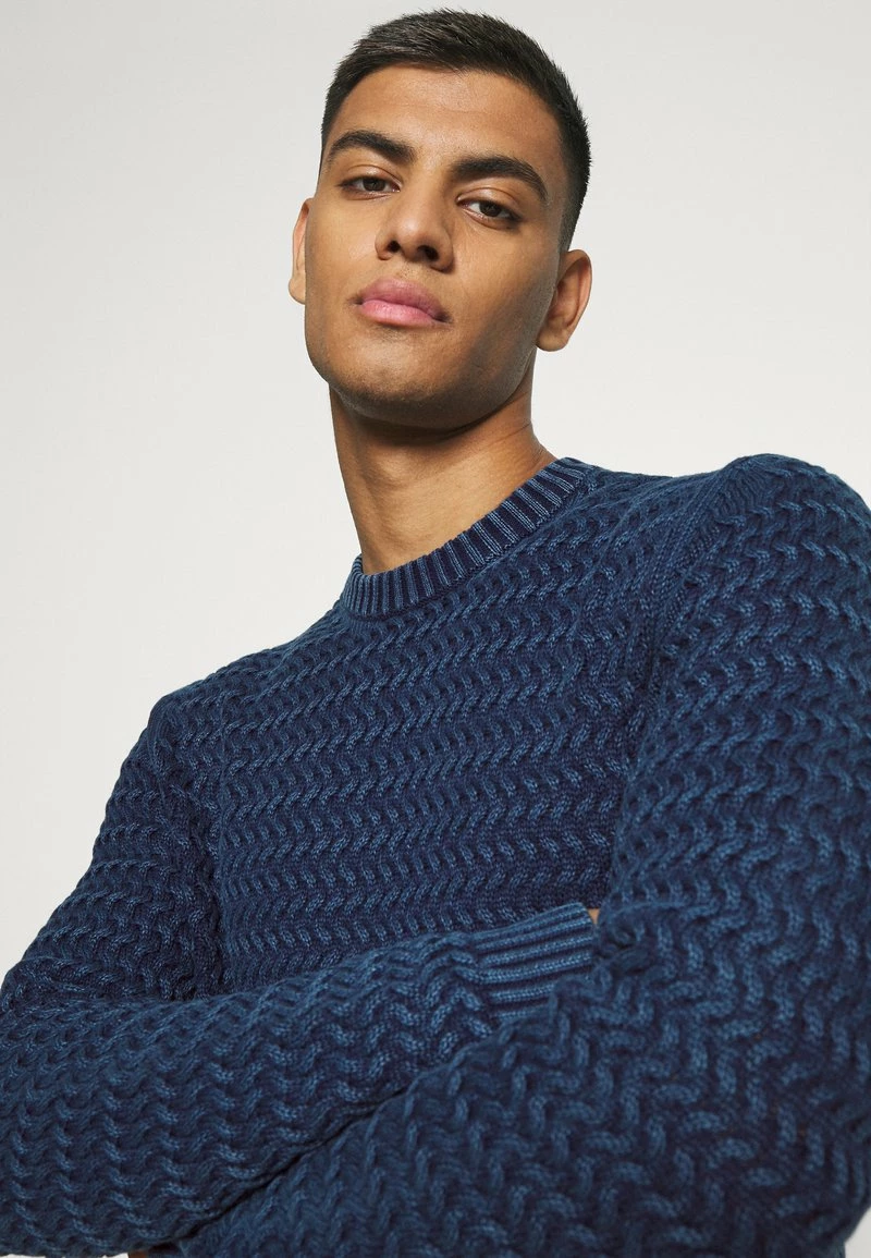 Only & Sons Herren Strickpullover - Dark Navy | Premium Wollpullover für Herren 7 Only & Sons Herren Strickpullover - Dark Navy | Premium Wollpullover für Herren – Bild 7