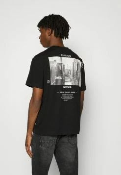 Only & Sons Herren ONSGU T-Shirt Print - Schwarz | Modisches Basic-T-Shirt -Only & Sons Geschäft d9f420a75a1a4315944abb6b7d8ddfc2