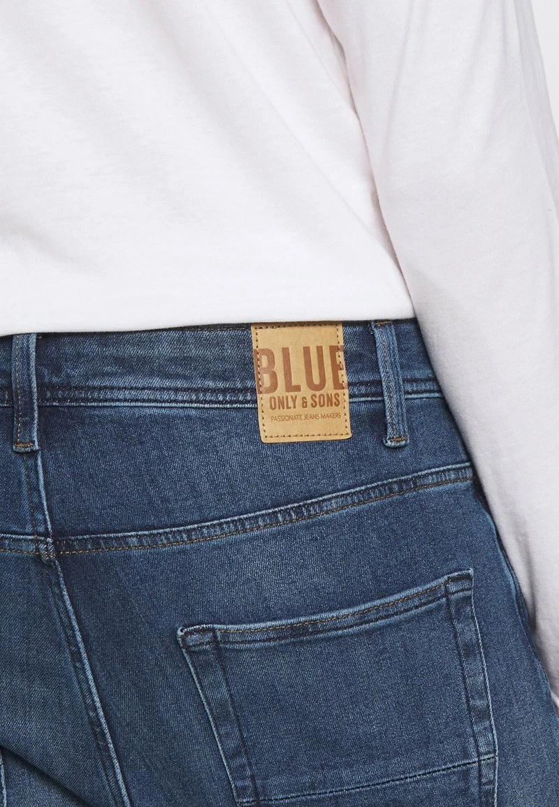 Only & Sons ONSDRAPER LIFE TAP - Slim Fit Jeans in Blue Denim für Herren 5 Only & Sons ONSDRAPER LIFE TAP - Slim Fit Jeans in Blue Denim für Herren – Bild 5