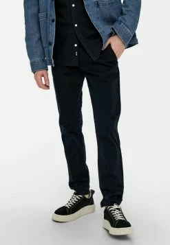 Only & Sons ONSPETE Chino Herren Dunkelblau - Moderne Hosen für jeden Anlass