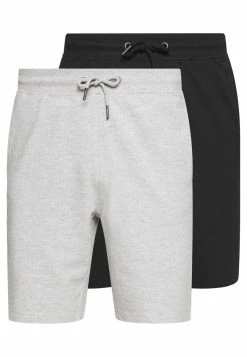 Only & Sons Herren ONSNEIL 2 PACK - Shorts - Schwarz/Grau | Bequeme Jogginghosen für Herren