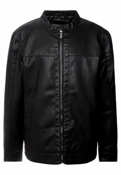 Only & Sons Herren ONSMIKE RACER JACKET - Kunstlederjacke in Schwarz -Only & Sons Geschäft dd3b1a77b6af4328b3eab28f1a92202c