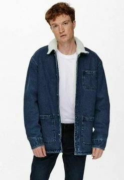 Only & Sons Herren Jeansjacke - Blaue Denimjacke | Casual Style