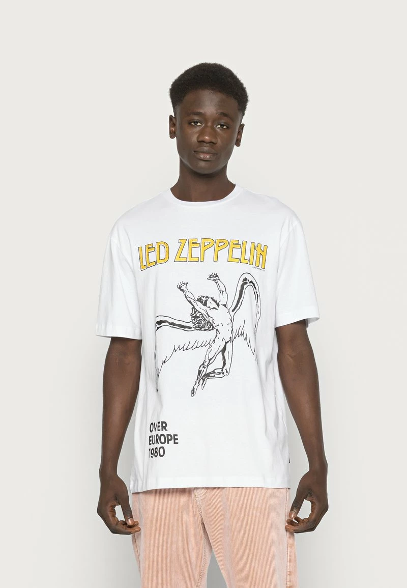 Only & Sons ONSLEDZEPPELIN TEE UNISEX - T-Shirt Print - Hellweiß 1 Only & Sons ONSLEDZEPPELIN TEE UNISEX - T-Shirt Print - Hellweiß