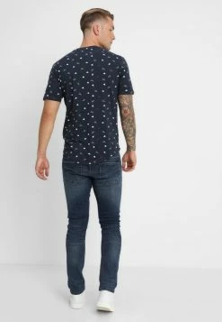 Only & Sons ONSGENE T-Shirt Herren - Print Design | Blue Nights -Only & Sons Geschäft de039ac6a1f94899937685e1014a7f95