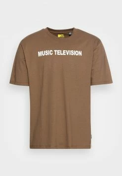 Only & Sons Herren MTV T-Shirt Print - Stilvolles Teak T-Shirt für Herren -Only & Sons Geschäft de7f3634036a4d2681310d499e78c7dd