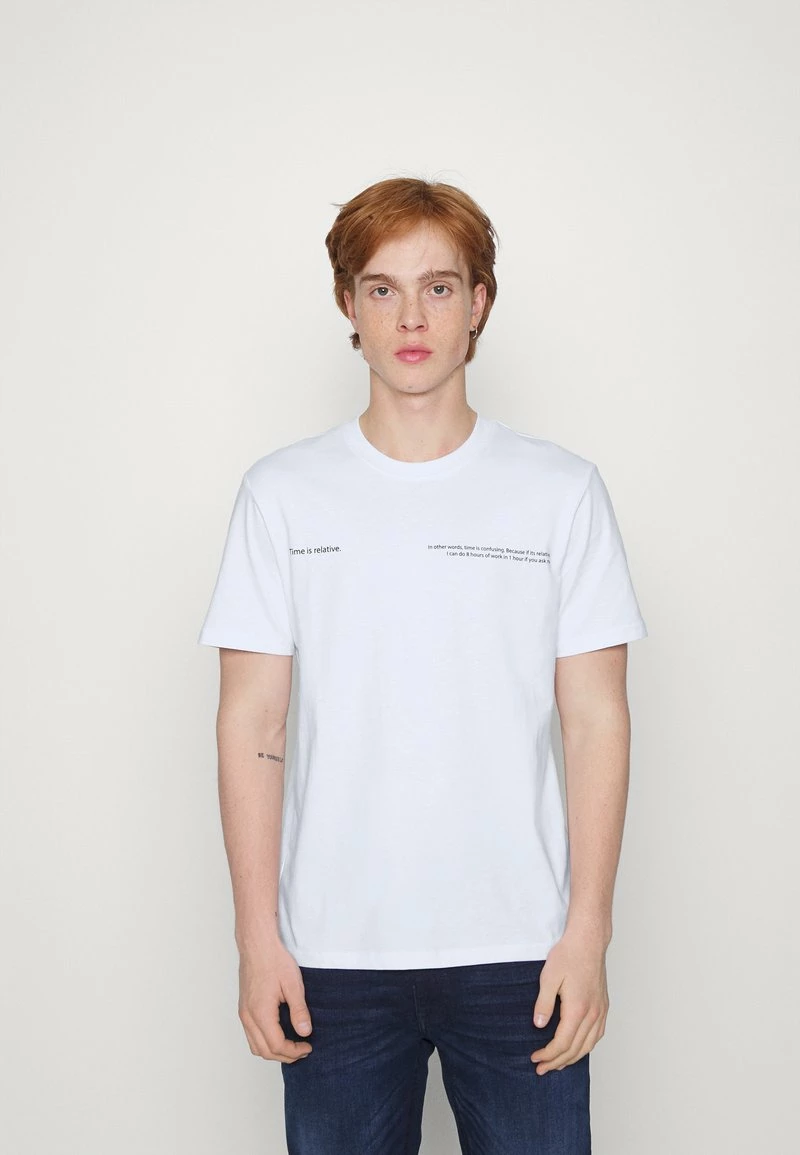 Only & Sons Herren ONSOTTO LIFE TEE - T-Shirt Print - Bright White | Bequemes Basic Shirt für jeden Anlass 1 Only & Sons Herren ONSOTTO LIFE TEE - T-Shirt Print - Bright White | Bequemes Basic Shirt für jeden Anlass
