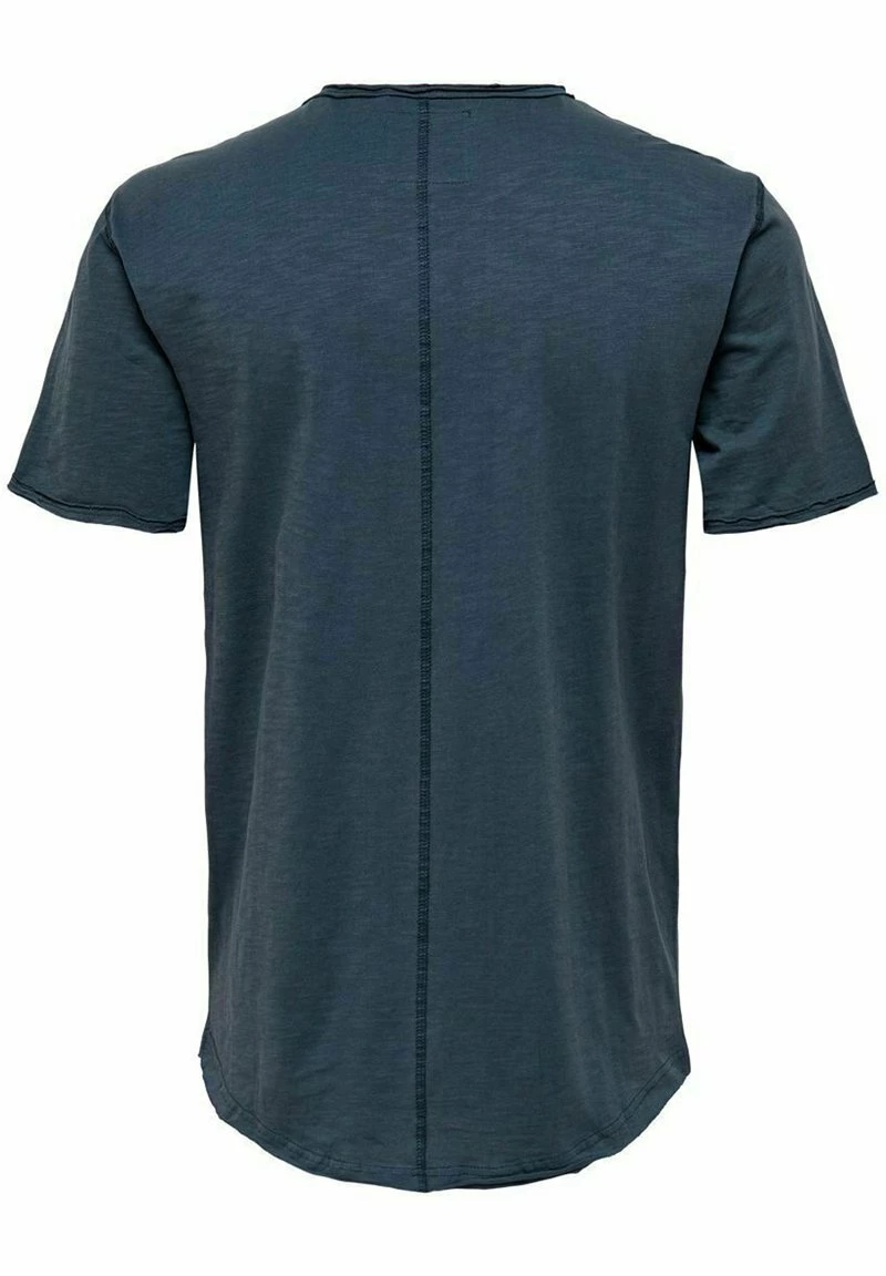 Only & Sons Herren ONSBENNE - T-Shirt Basic in Ombre Blau - Bequem & Stilvoll 2 Only & Sons Herren ONSBENNE - T-Shirt Basic in Ombre Blau - Bequem & Stilvoll – Bild 2