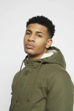 Only & Sons Herren ONSALEX Parka - Khaki | Leichter Wintermantel für Herren -Only & Sons Geschäft e182b8ebc81749308ccbe801ba2993aa