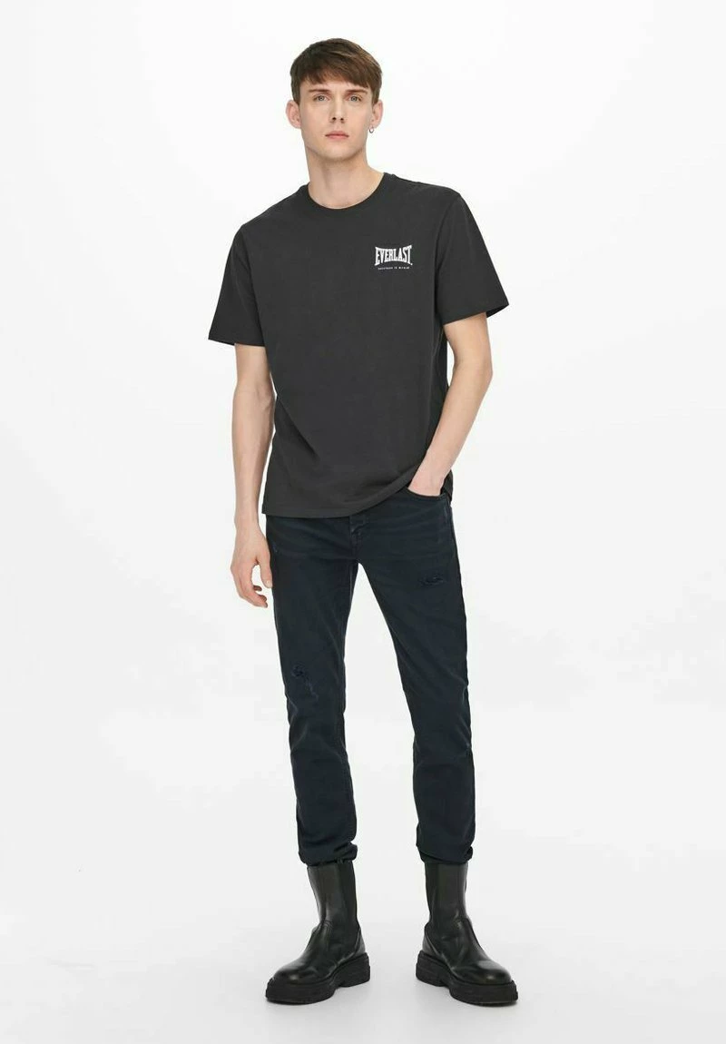 Only & Sons Herren ONSLOOM LIFT - Slim Fit Jeans in Dunkelblau 2 Only & Sons Herren ONSLOOM LIFT - Slim Fit Jeans in Dunkelblau – Bild 2