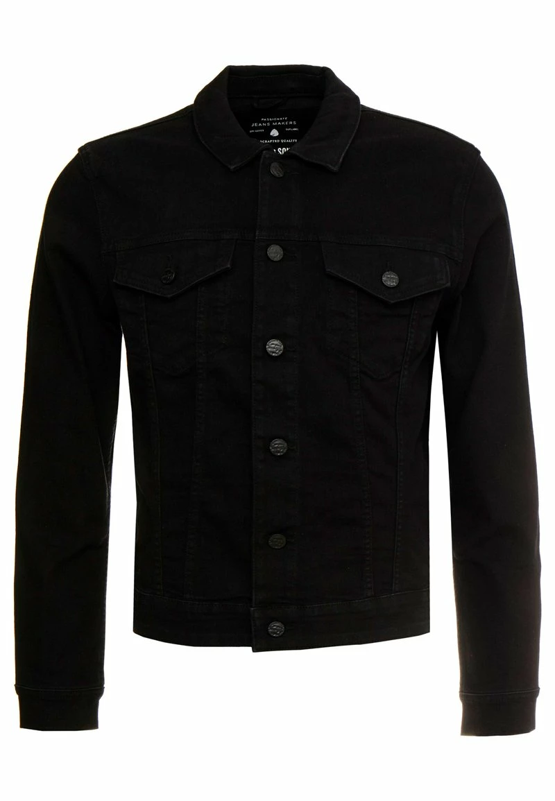 Only & Sons Herren ONSCOME TRUCKER Jeansjacke - Black Denim - Modische Jeansjacke für Herren 4 Only & Sons Herren ONSCOME TRUCKER Jeansjacke - Black Denim - Modische Jeansjacke für Herren – Bild 4