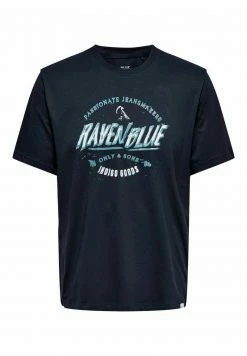 Only & Sons Herren T-Shirt mit Print - Dunkelblau | Modisches Basic 12 Only & Sons Herren T-Shirt mit Print - Dunkelblau | Modisches Basic -Only & Sons Geschäft e25a50da85fc43a896c3b8f7b685a095