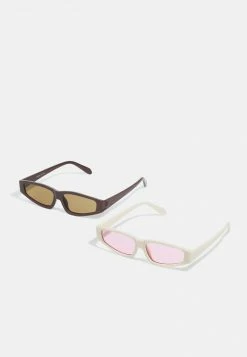 Only & Sons ONSSUNGLASSES UNISEX 2 PACK - Sonnenbrille - Potting Soil/Beige