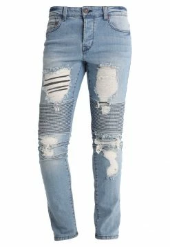 Only & Sons Herren ONSSPUN BIKER - Tapered Fit Jeans in Blau | Slim Fit Denim -Only & Sons Geschäft e2b36f0334474db392d66239860d3d74