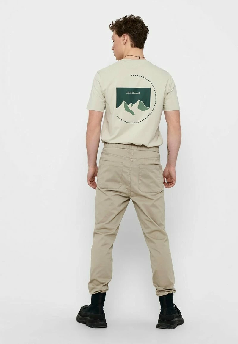 Only & Sons Herren Jogginghose - Beige | Bequeme Freizeithose für Herren 3 Only & Sons Herren Jogginghose - Beige | Bequeme Freizeithose für Herren – Bild 3