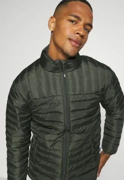 Only & Sons Herren ONSPAUL HIGHNECK JACKET - Übergangsjacke in Peat - Leichte Jacke -Only & Sons Geschäft e3ee7c3461344cae9579c5fd85ba1fb2