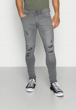 Only & Sons Herren ONSSPUN - Skinny Fit Jeans in Grau Denim - Moderne Herrenjeans