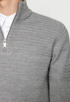 Only & Sons Herren ONSBLADE Half Zip Strickpullover - Medium Grey Melange | Hochwertige Strickwaren 11 Only & Sons Herren ONSBLADE Half Zip Strickpullover - Medium Grey Melange | Hochwertige Strickwaren -Only & Sons Geschäft e4780a95ab244cf38e75d4b30d8702ef