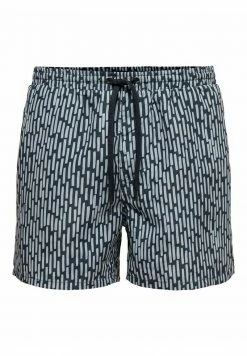 Only & Sons Herren GEMUSTERTE Badeshorts - Dark Navy - Leichte Badehose mit Muster -Only & Sons Geschäft e66279235e0b4dfda88aeae513ba0ede
